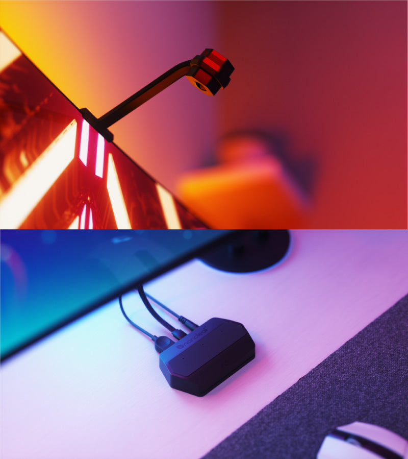 Nanoleaf 4D スクリーンミラー+ライトストリップパック Nanoleaf 4D Screen Mirror + Lightstrip Kit (TVs & Monitors