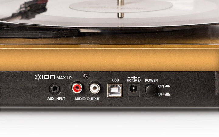ION Audio Max LP スピーカー内蔵 レコードプレーヤー
