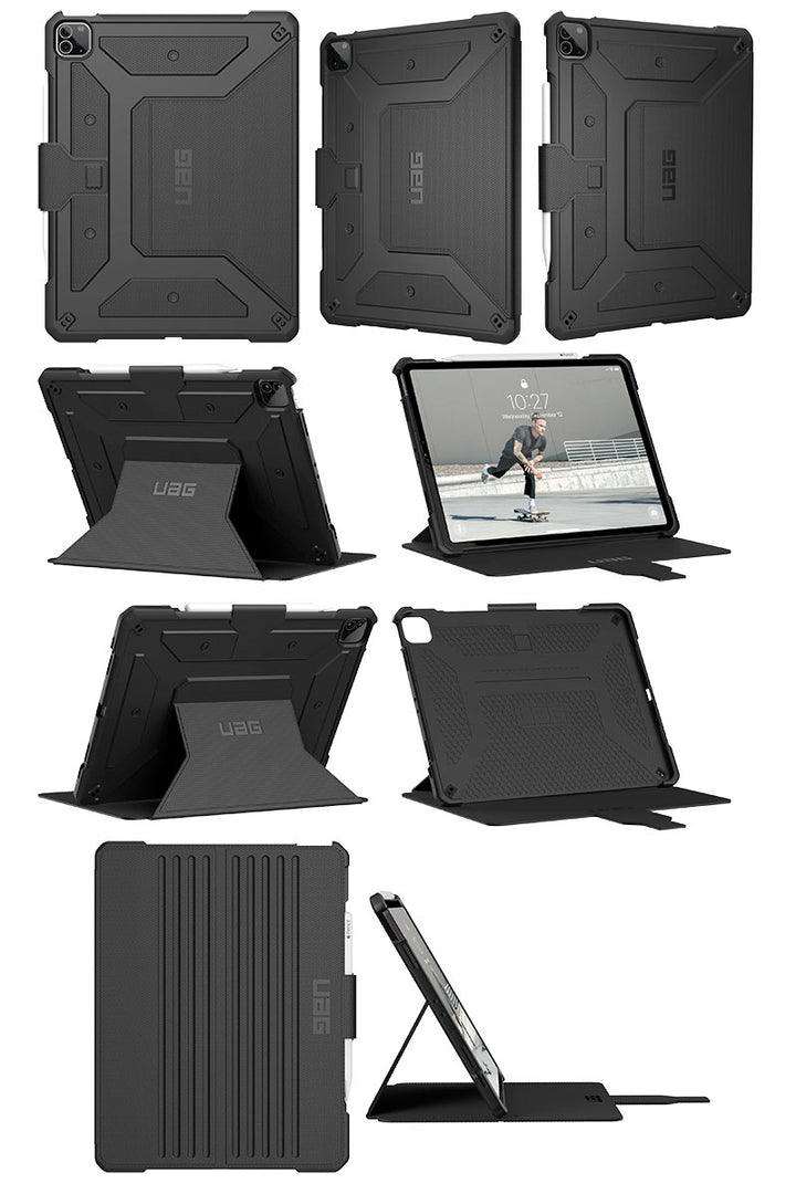UAG 12.9インチ iPad Pro M2 第6世代 / M1 第5 / 4 世代 METROPOLIS (メトロポリス) 耐衝撃 フォリオケース