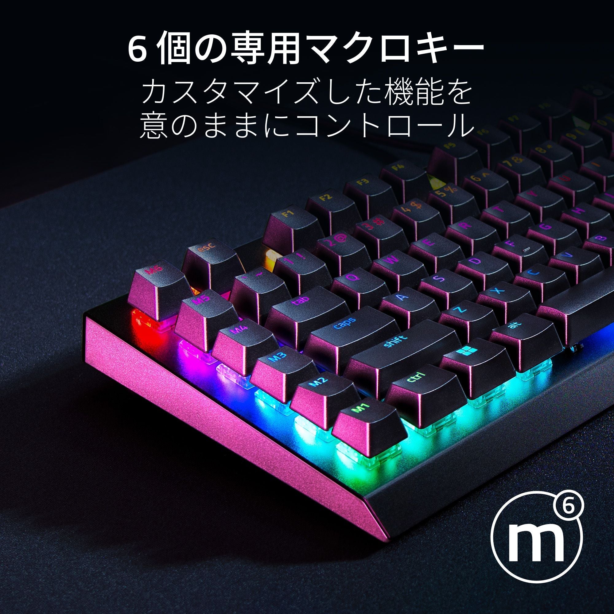 Razer BlackWidow V4 Pro 有線メカニカルゲーミングキーボード: イエローメカニカルスイッチ - リニア＆サイレント - ダブルショットABSキーキ BlackWidow V4 Pro Yellow Switch 有線 英語配列フルキー メカニカル