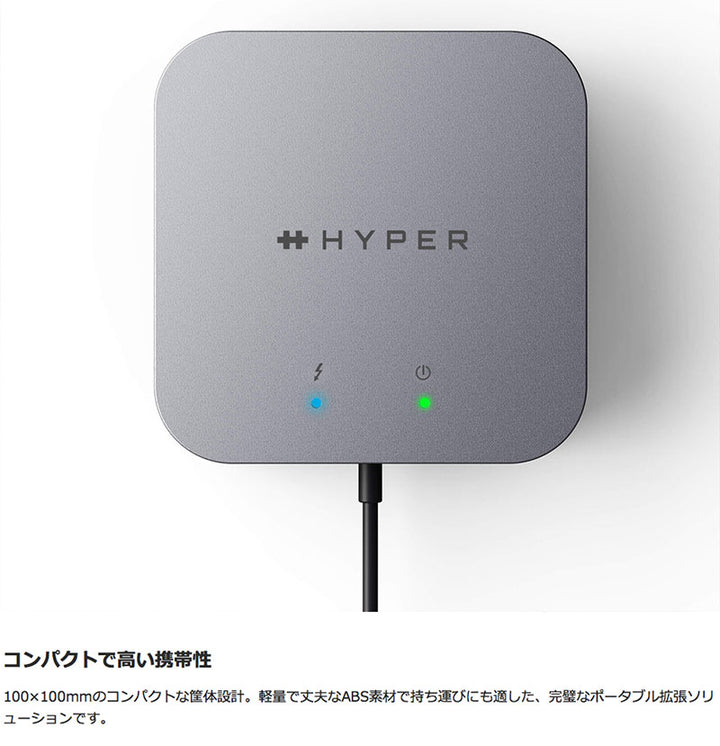HYPER++ HyperDrive Thunderbolt 3 モバイルドック