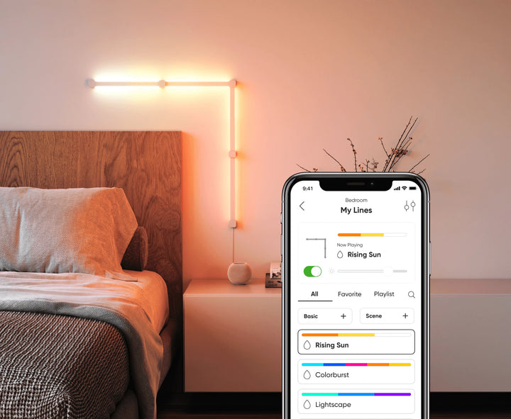 Nanoleaf Lines 90° スターターパック4本入り スマート照明 Nanoleaf Lines 90° スターターパック4本入り スマート照明