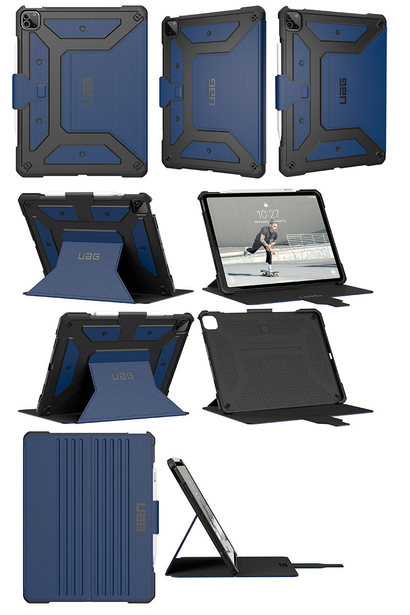UAG 12.9インチ iPad Pro M2 第6世代 / M1 第5 / 4 世代 METROPOLIS (メトロポリス) 耐衝撃 フォリオケース