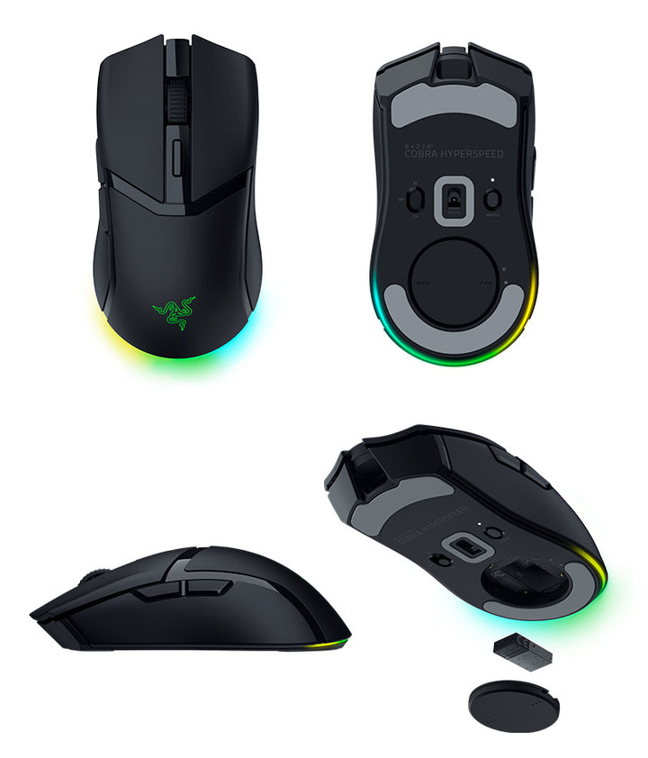 Razer Cobra HyperSpeed 2.4GHz / Bluetooth ワイヤレス両対応 軽量ワイヤレスゲーミングマウス