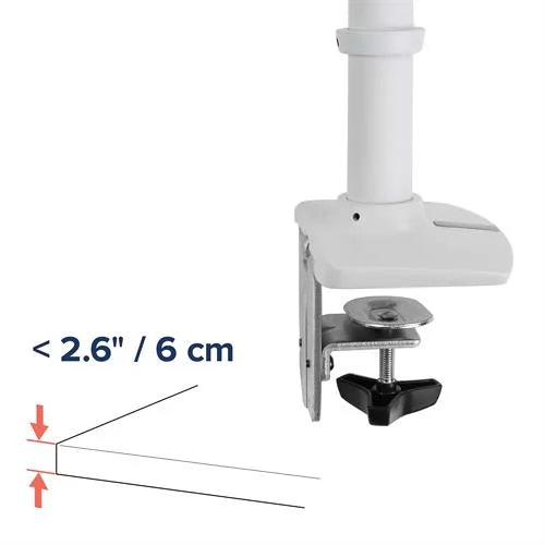 ERGOTRON LX デスクマウント モニターアーム ホワイト 34インチ(3.2～11.3kg)まで対応