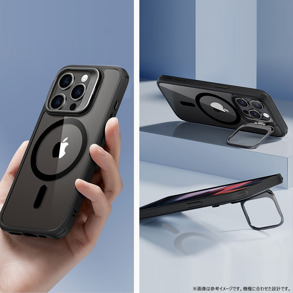 ESR iPhone 16 シリーズ Classic スタンド付き ハイブリッドケース