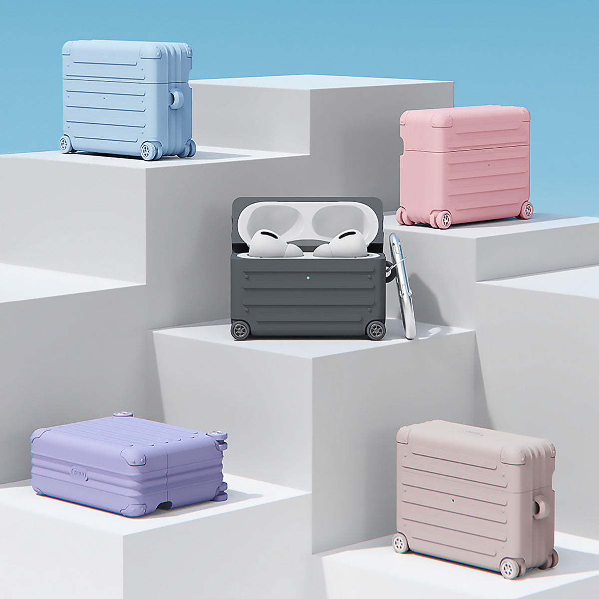 AirPods pro キャリングケース付き Amazon | ZENIX DESIGN TECH Airpods Pro 用 ケース 第1世代