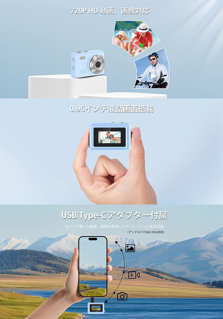 SAC CONNECT コンパクトデジタルMINIカメラ
