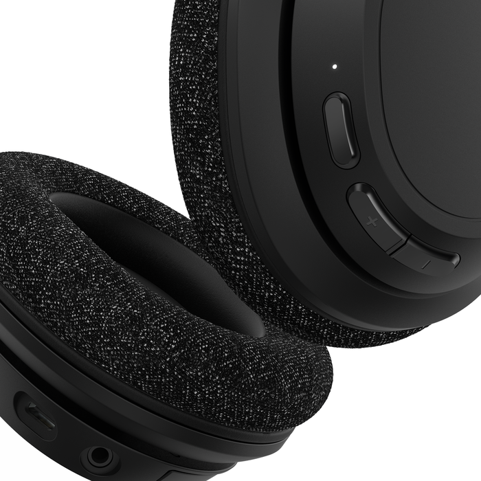 BELKIN SoundForm Adapt ワイヤレスオーバーイヤーヘッドセットマルチポイント対応 65時間連続再生 Bluetooth 5.2 AUD005btBLK