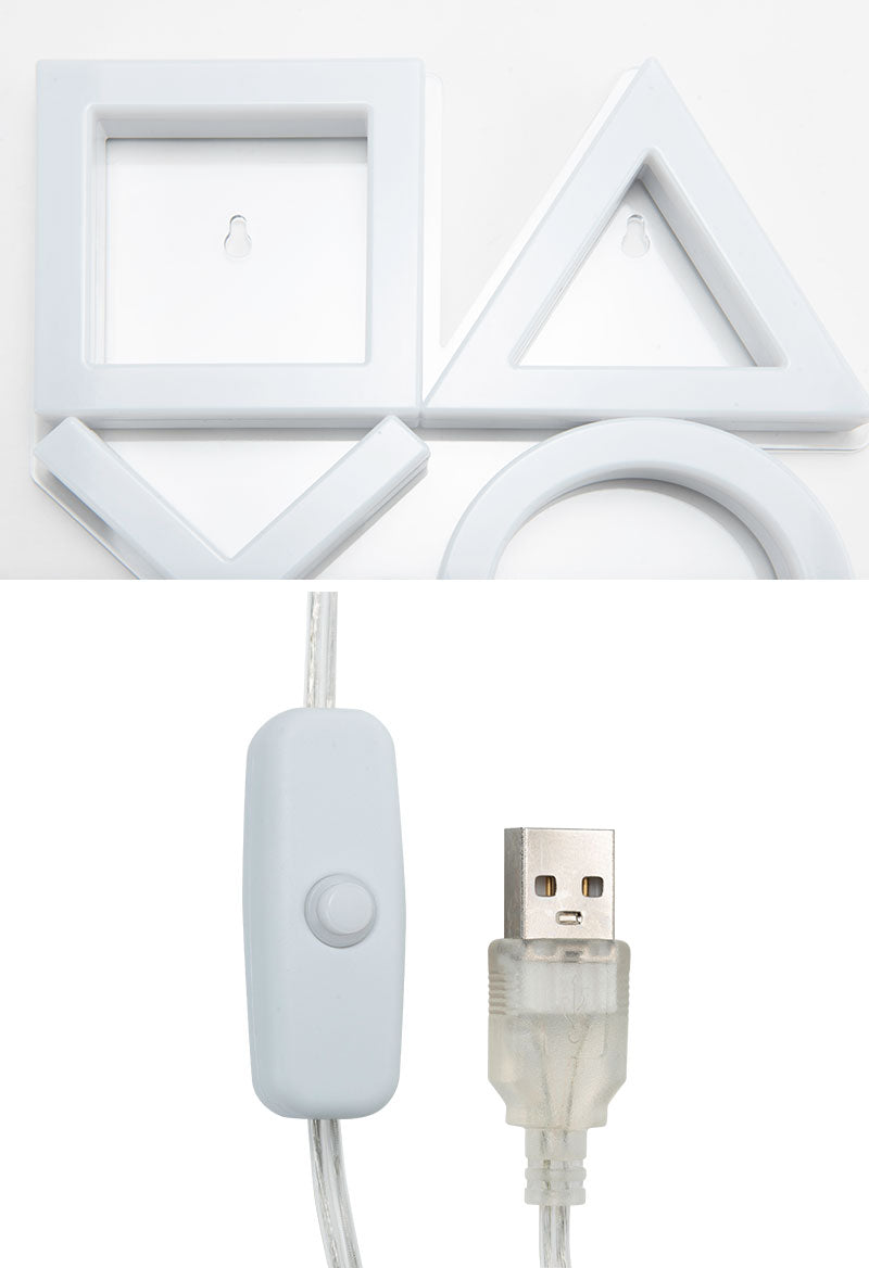 PALADONE Wall Mountable LED Neon Light 壁掛け式LEDライト / PlayStation 公式ライセンス品