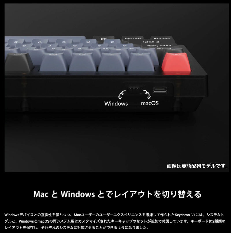 Keychron V1 QMK フロステッドブラック(半透明) 有線 テンキーレス ホットスワップ Keychron K Pro RGBライ –  kitcut plus ・オンラインストア