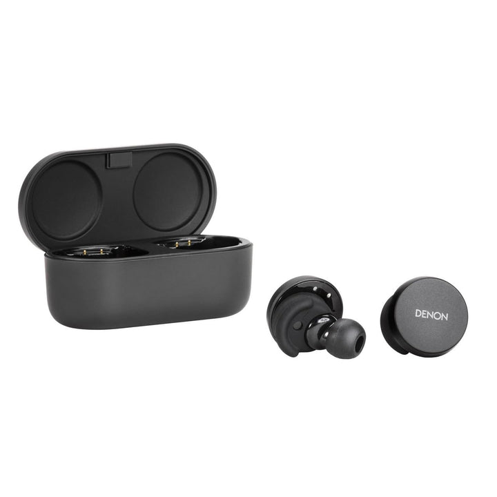 DENON PerL True Wireless Earbuds ハイブリッドノイズキャンセリング 完全ワイヤレスイヤホン Bluetooth 5.0 Masimo AATパーソナライズ機能搭載 ブラック