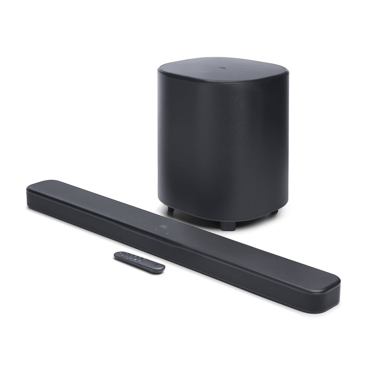JBL BAR500MK2 Dolby Atmos 5.1ch サウンドバーシステム サブウーファー付属 ブラック | MultiBeam 3.0 | Wi-Fiストリーミング | Bluetooth接続対応