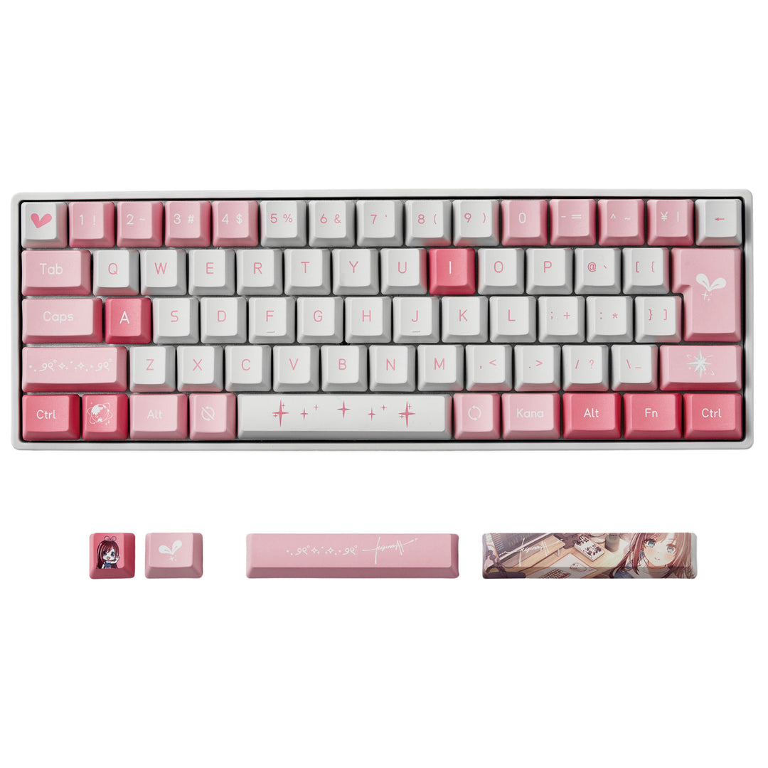 Akko KizunaAI（キズナアイ） 限定コラボデザイン ゲーミングキーボード