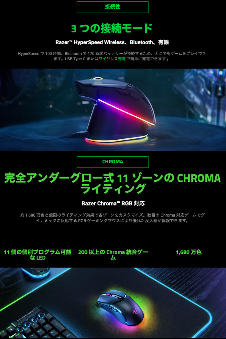 Razer Cobra 有線 ゲーミングマウス ブラック