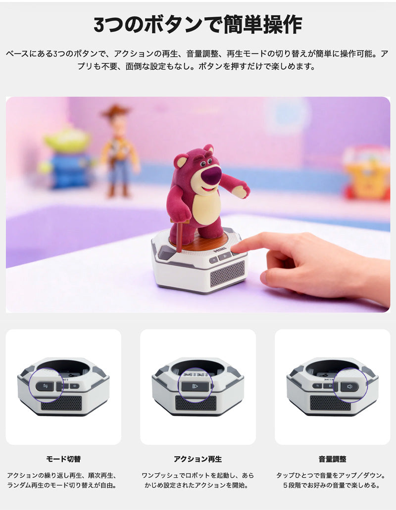 ROBOSEN ミニロボット トイストーリーセット