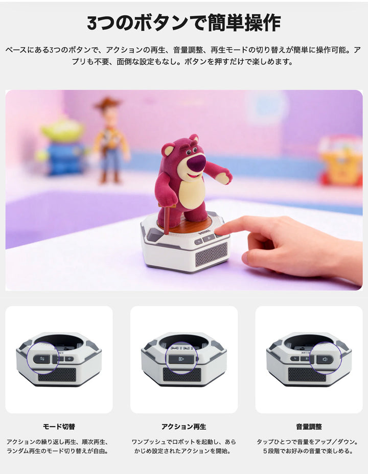 ROBOSEN ミニロボット トイストーリーセット