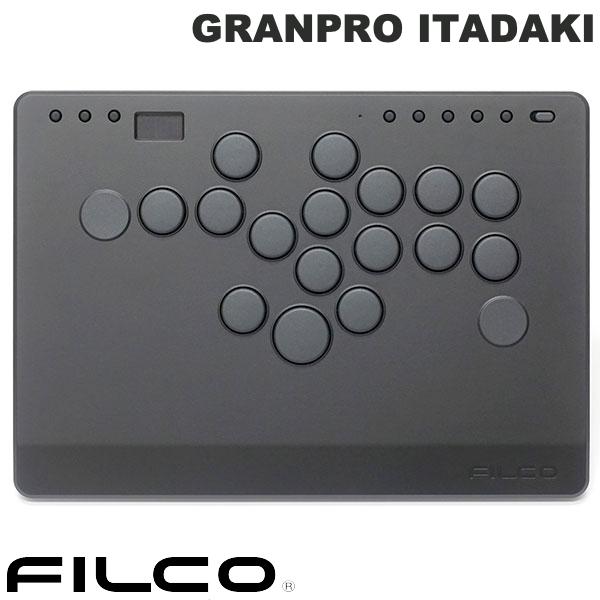 FILCO GRANPRO ITADAKI Gateron Low Profile 3.0 赤軸搭載 レバーレスアーケードコントローラー