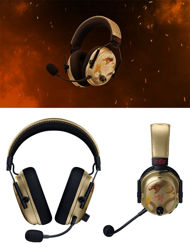 Razer BlackShark V3 Pro Bluetooth / 2.4GHz ワイヤレス 両対応 eスポーツ向け ゲーミングヘッドセット Counter-Strike 2 Edition