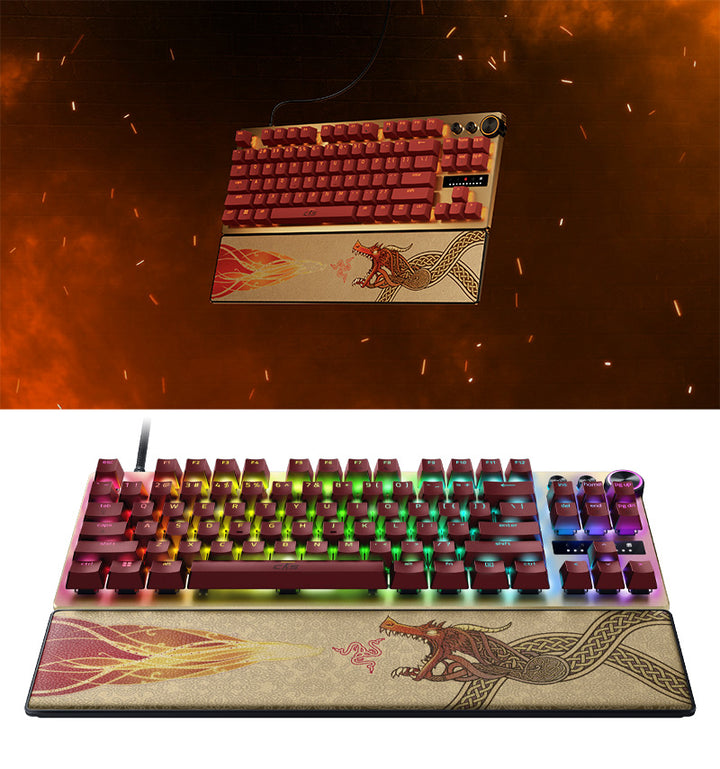 Razer Huntsman V3 Pro Tenkeyless 英語配列 有線 アナログオプティカルスイッチ搭載 ゲーミングキーボード Counter-Strike 2 Edition