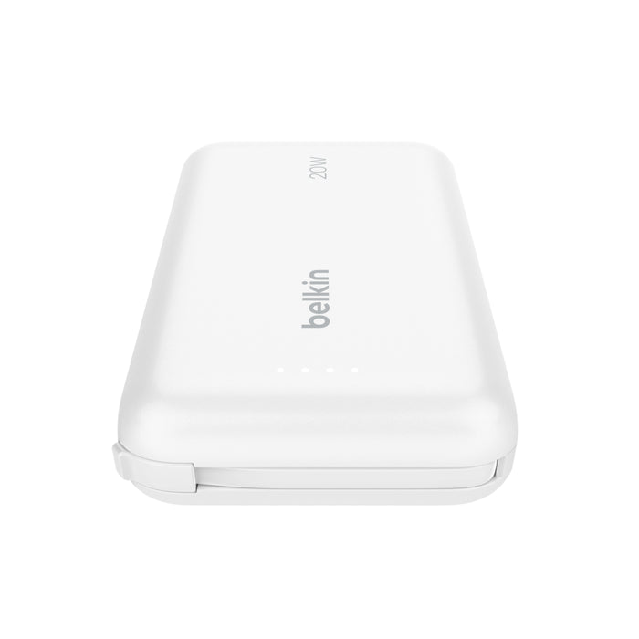 BELKIN BoostCharge 20W ケーブル内蔵 モバイルバッテリー 10000mAh PD対応