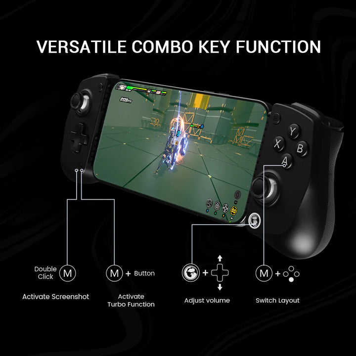 GameSir X5 Lite モバイルゲーミングコントローラー Android / iPhone 16 / 15 シリーズ  iPad mini 有線 Type-C接続