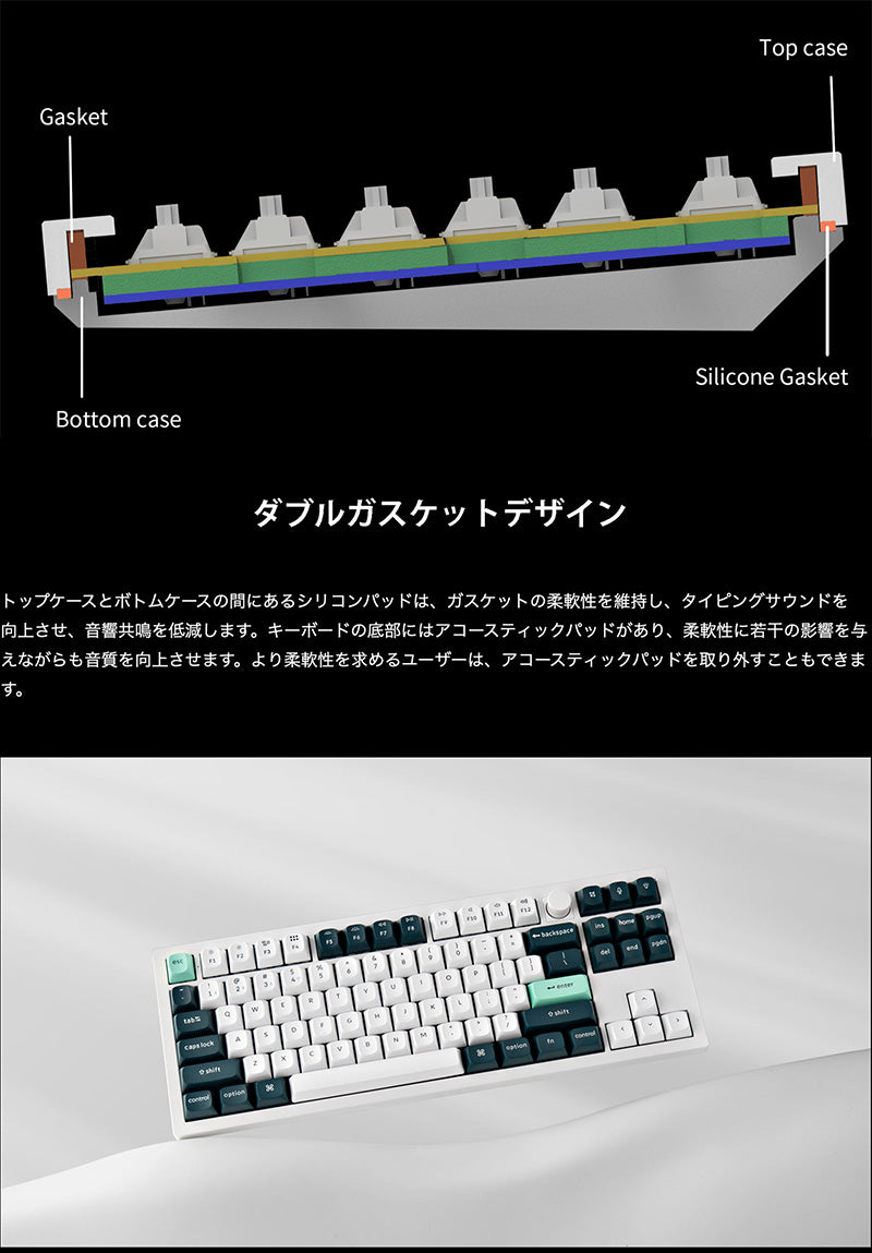 Keychron Q3 HE マグネットスイッチ搭載 ワイヤレスカスタム Keychron Q3 HE マグネットスイッチ搭載 ワイヤレスカスタム