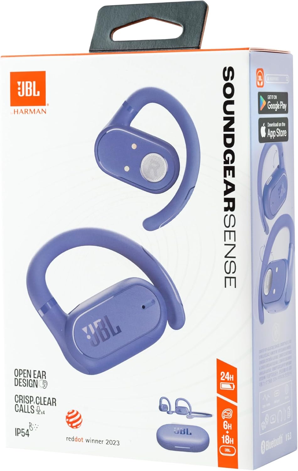 JBL SOUNDGEAR SENSE Bluetooth 5.3 IP54 防水防塵 空気伝導方式 イヤーウェア 完全ワイヤレスイヤホン ブルー