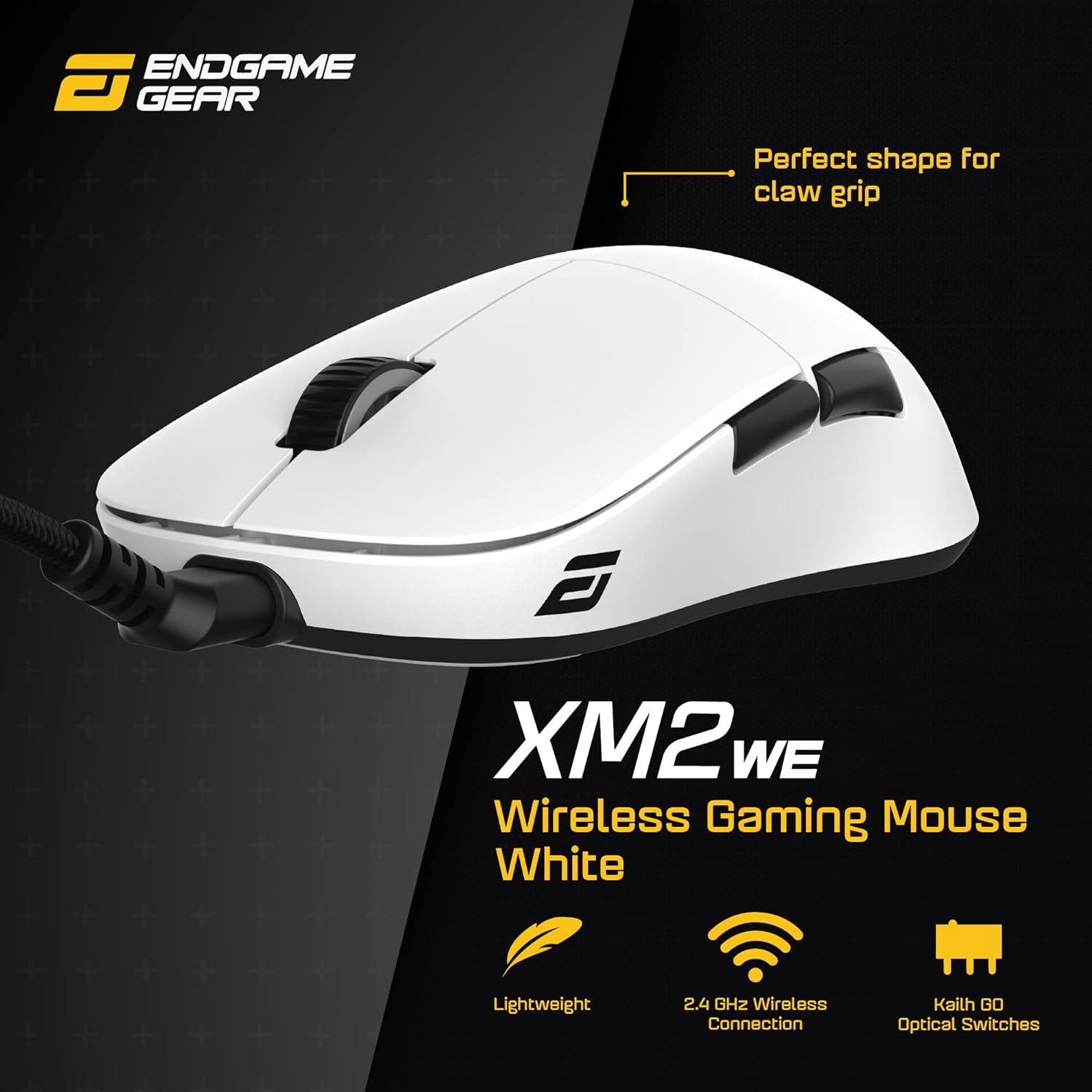 ENDGAME GEAR XM2we ワイヤレスゲーミングマウス 約63グラム ENDGAME GEAR XM2we ワイヤレスゲーミングマウス 約63グラム