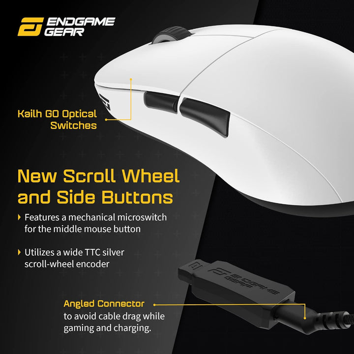 ENDGAME GEAR XM2we ワイヤレスゲーミングマウス  約63グラム 高速Kailh GO光学式スイッチ