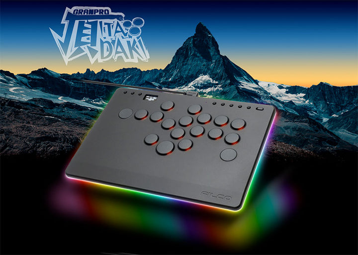 FILCO GRANPRO ITADAKI Gateron Low Profile 3.0 赤軸搭載 レバーレスアーケードコントローラー