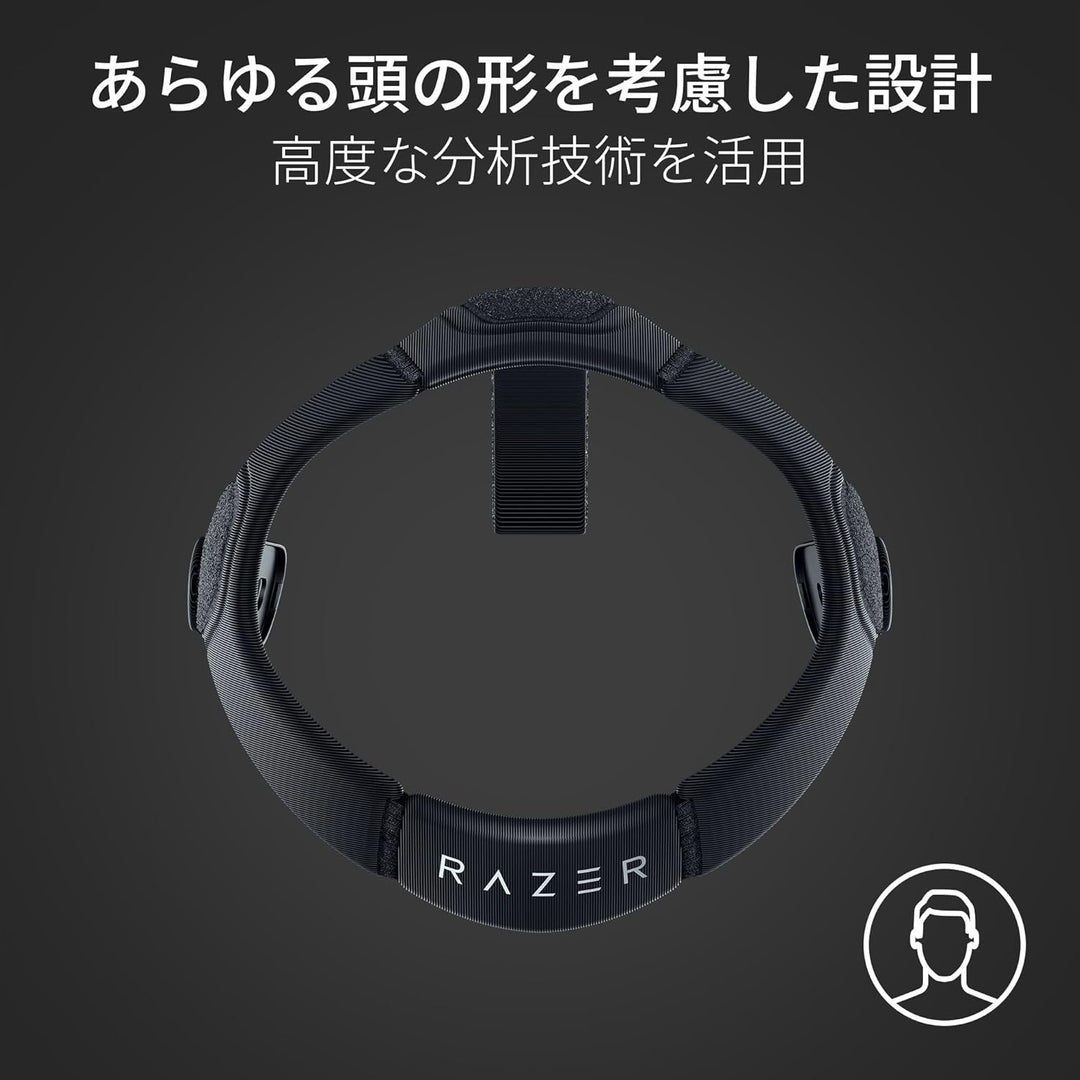 Razer Meta Quest 3 用 Adjustable Head Strap System エルゴノミック VR ヘッドストラップシステム