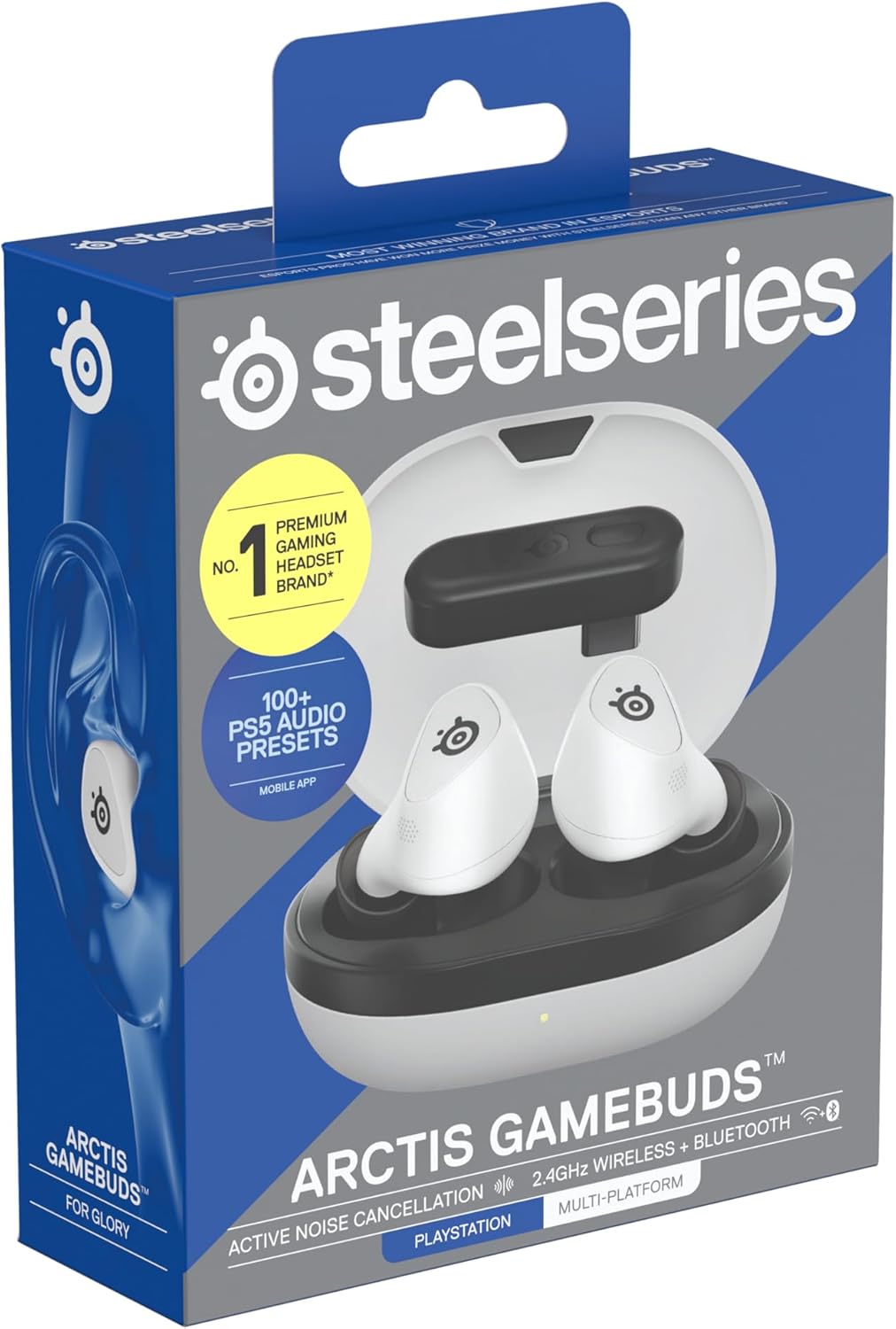 イヤホン steelseries arctic gamebuds SteelSeries Arctis GameBuds Black ゲーミングイヤホン