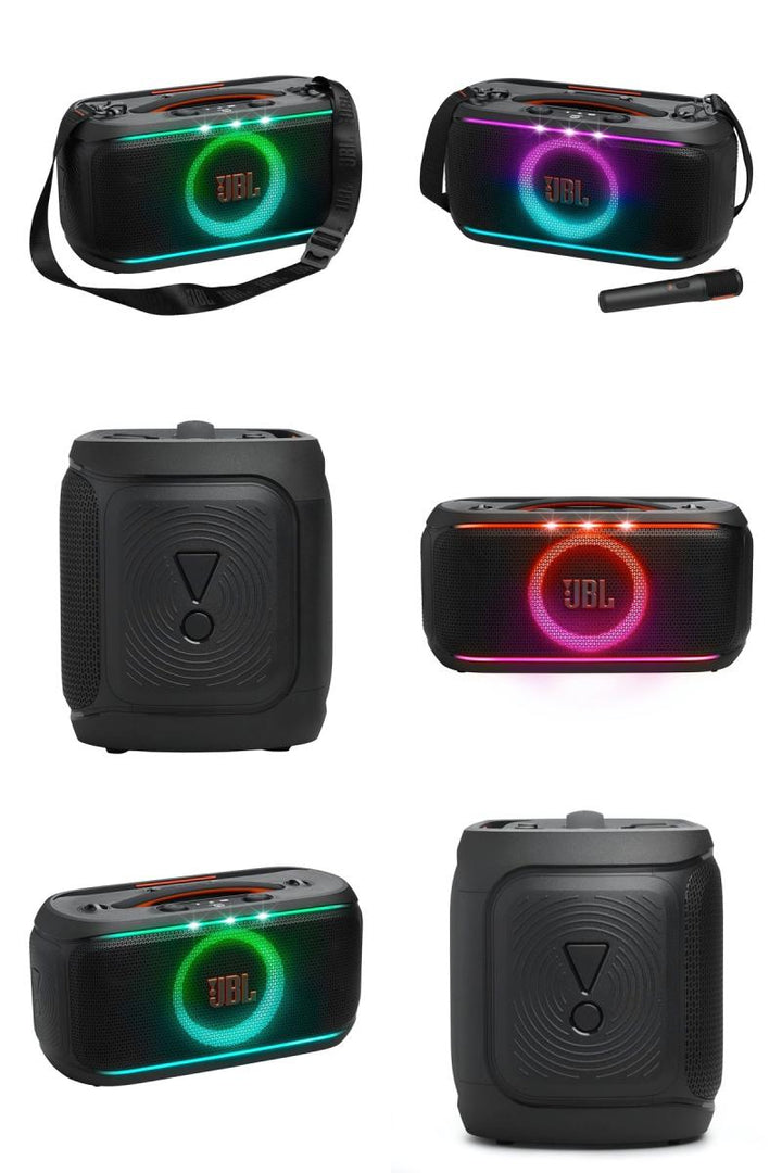 JBL PartyBox On-The-Go 2 ライティング機能搭載 Bluetooth 5.4  ポータブルパーティースピーカー Black