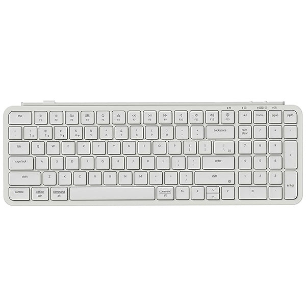 Keychron B2 Pro 有線 / Bluetooth 5.2 / 2.4GHz ワイヤレス 両対応 フルサイズ シザースイッチ ウルトラスリム ワイヤレスキーボード