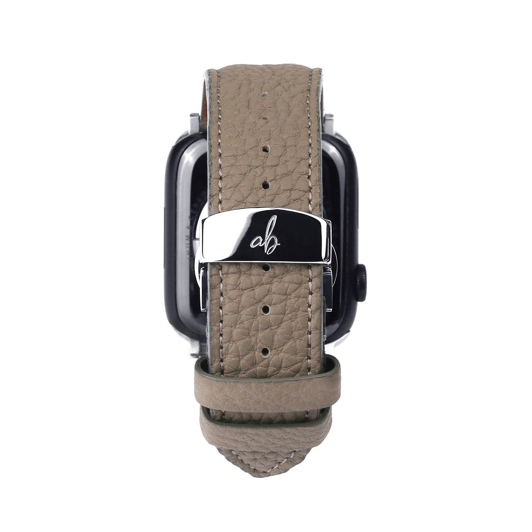 ABBI SIGNATURE Apple Watch 本革 交換ベルト シュランケンカーフバンド 日本製 for 49/46/45/44mm (Ultra2/1,Series10-1,SE)