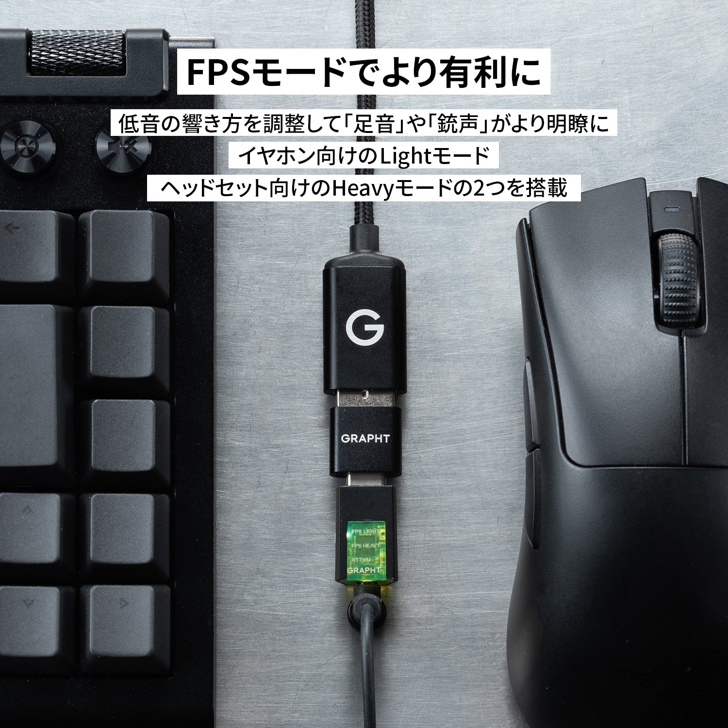 GRAPHT MINI DAC for GAMING 超小型 USB DAC ヘッドホンアンプ