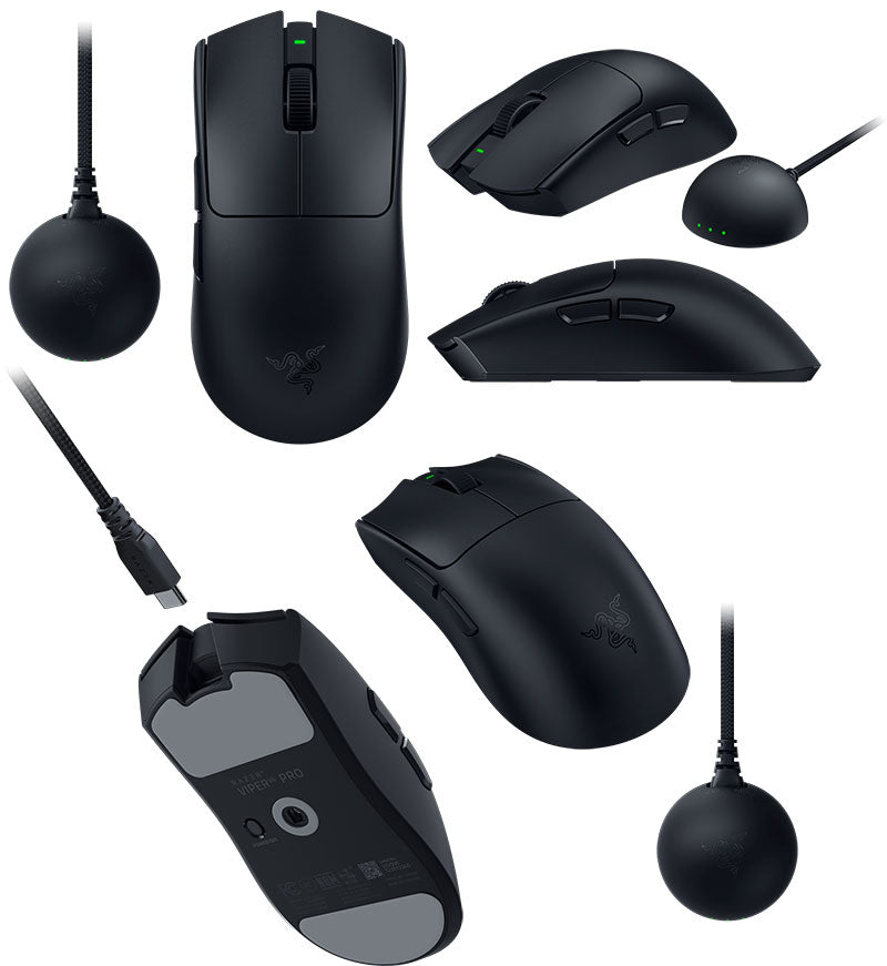 Razer Viper V4 Pro 超軽量左右対称型ワイヤレス e スポーツゲーミング