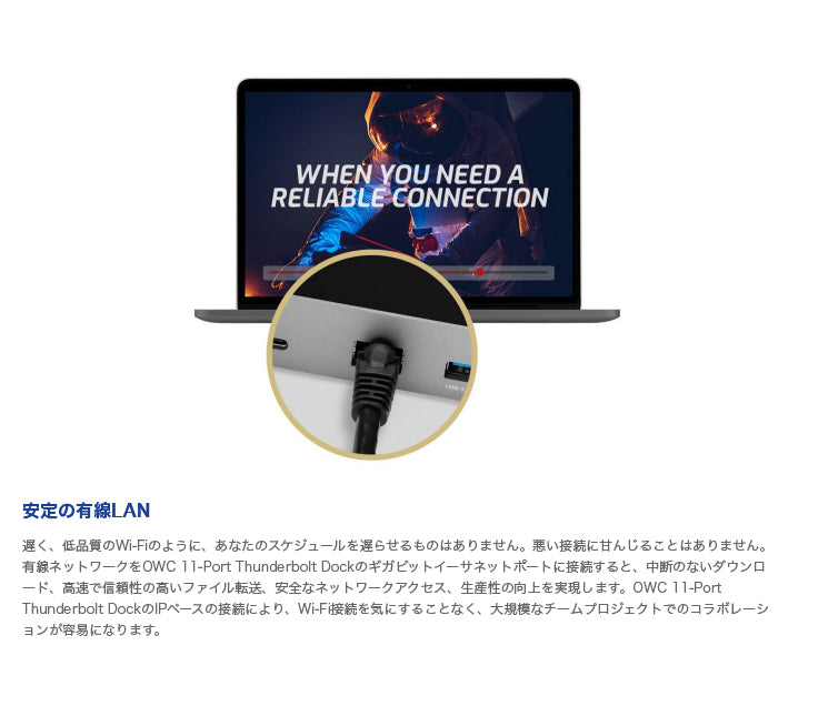 分配器・切替器 OWC Thunderbolt4 Dock OWC Thunderbolt Dock Thunderbolt 4 分配器・切替器