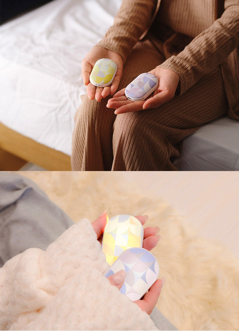 ELAiCE e-kairo Share イーカイロ シェア 2,000mAh バッテリー・ライト機能付き ハンドウォーマー 2個入り