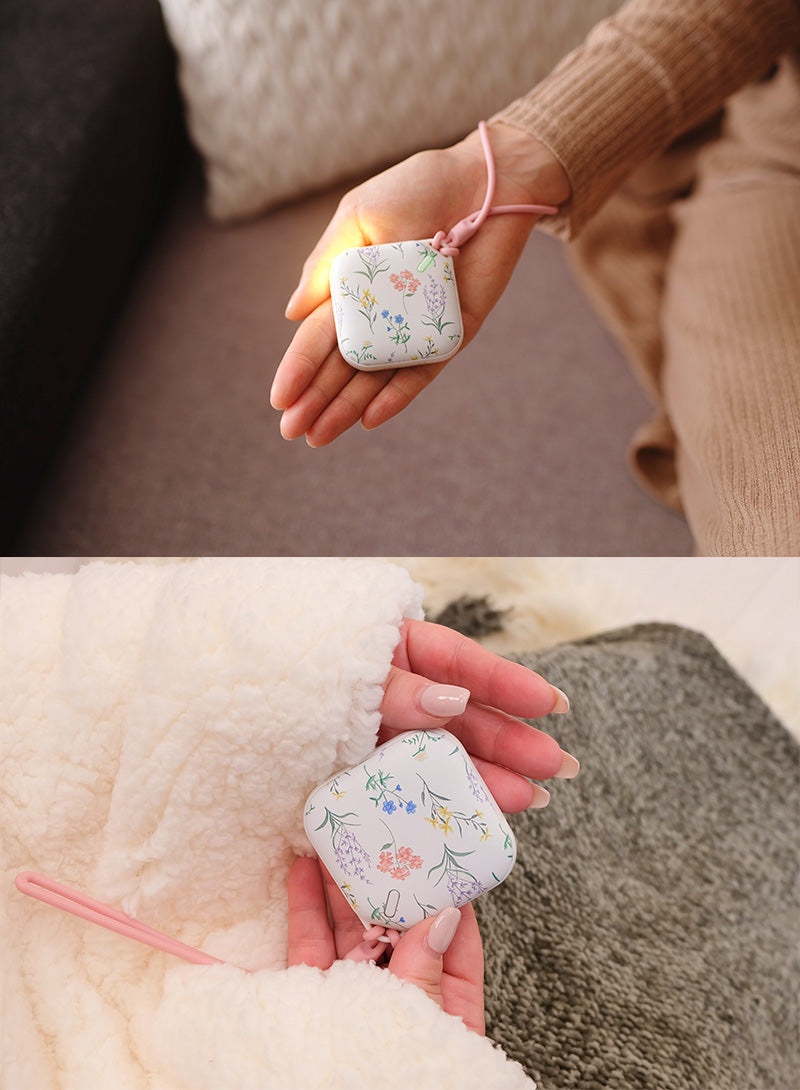 ELAiCE e-Kairo Carre 25 イーカイロ カレ LEDライト機能付き 充電式カイロ