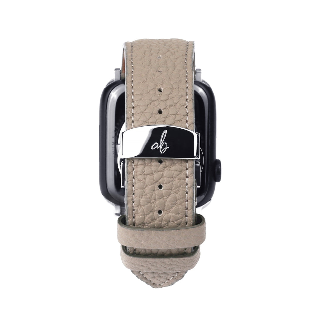 ABBI SIGNATURE Apple Watch 本革 交換ベルト シュランケンカーフバンド 日本製 for 49/46/45/44mm (Ultra2/1,Series10-1,SE)