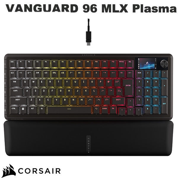 Corsair VANGUARD 96 MLX Plasma 日本語配列(かな無し) 有線 96% フルサイズ メカニカル ゲーミングキーボード