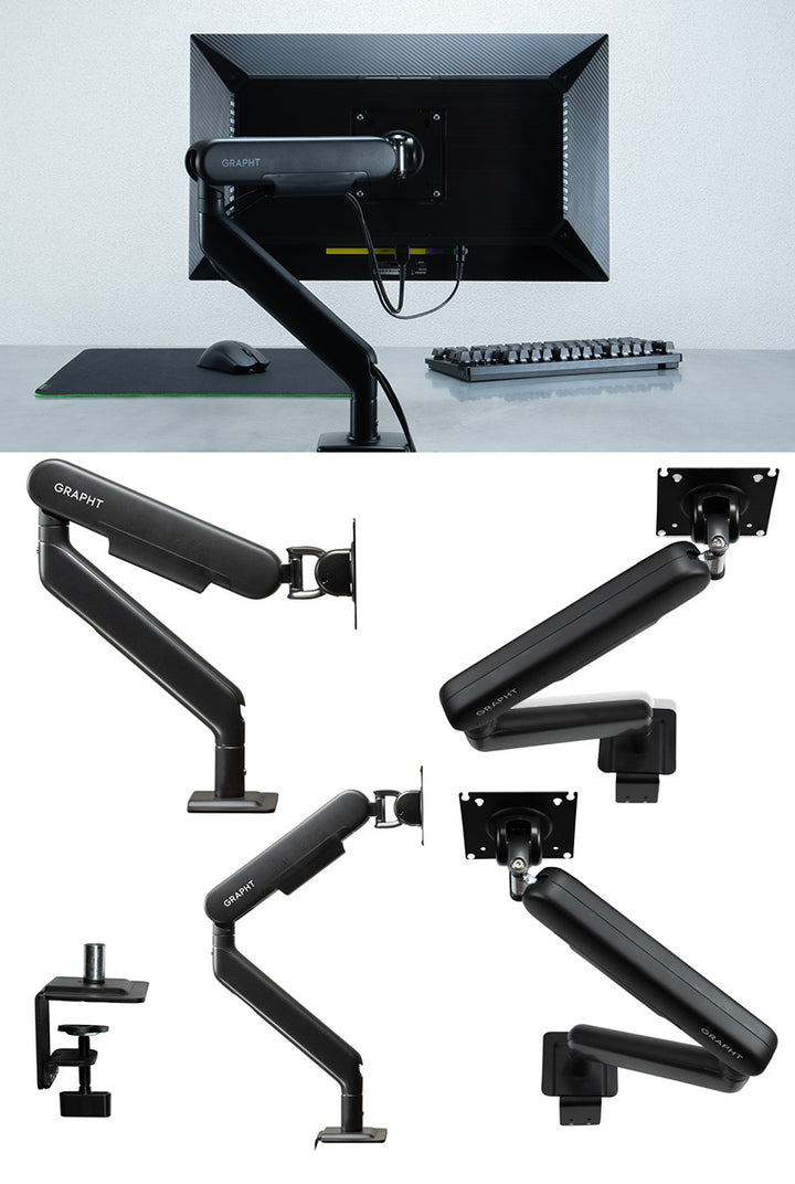 Team GRAPHT Monitor Arm - Aero M9C 〜34インチ 高耐久アーム