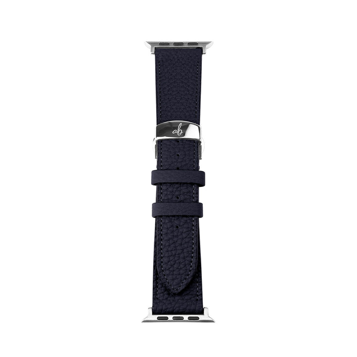 ABBI SIGNATURE Apple Watch 本革 交換ベルト シュランケンカーフバンド 日本製 for 49/46/45/44mm (Ultra2/1,Series10-1,SE)