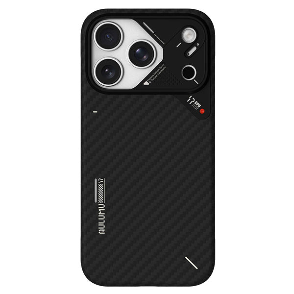 AULUMU iPhone 17 シリーズ クールアラミド MagSafe対応ケース ブラック