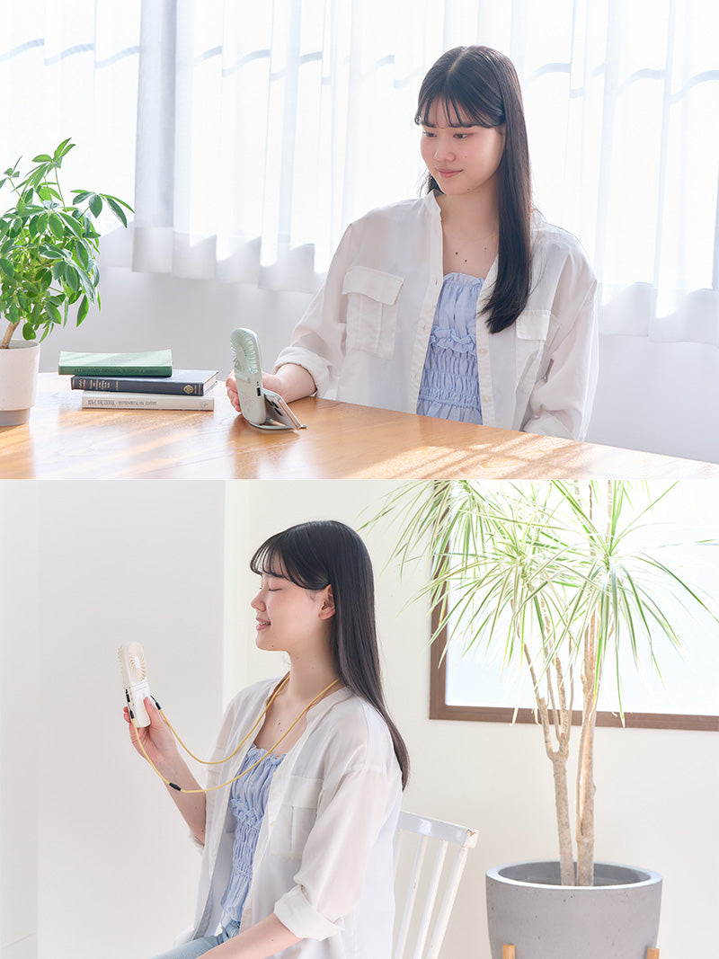 ELAiCE iFan Fino Pro 26 モバイルバッテリー機能搭載 5way 多機能 スマートファン