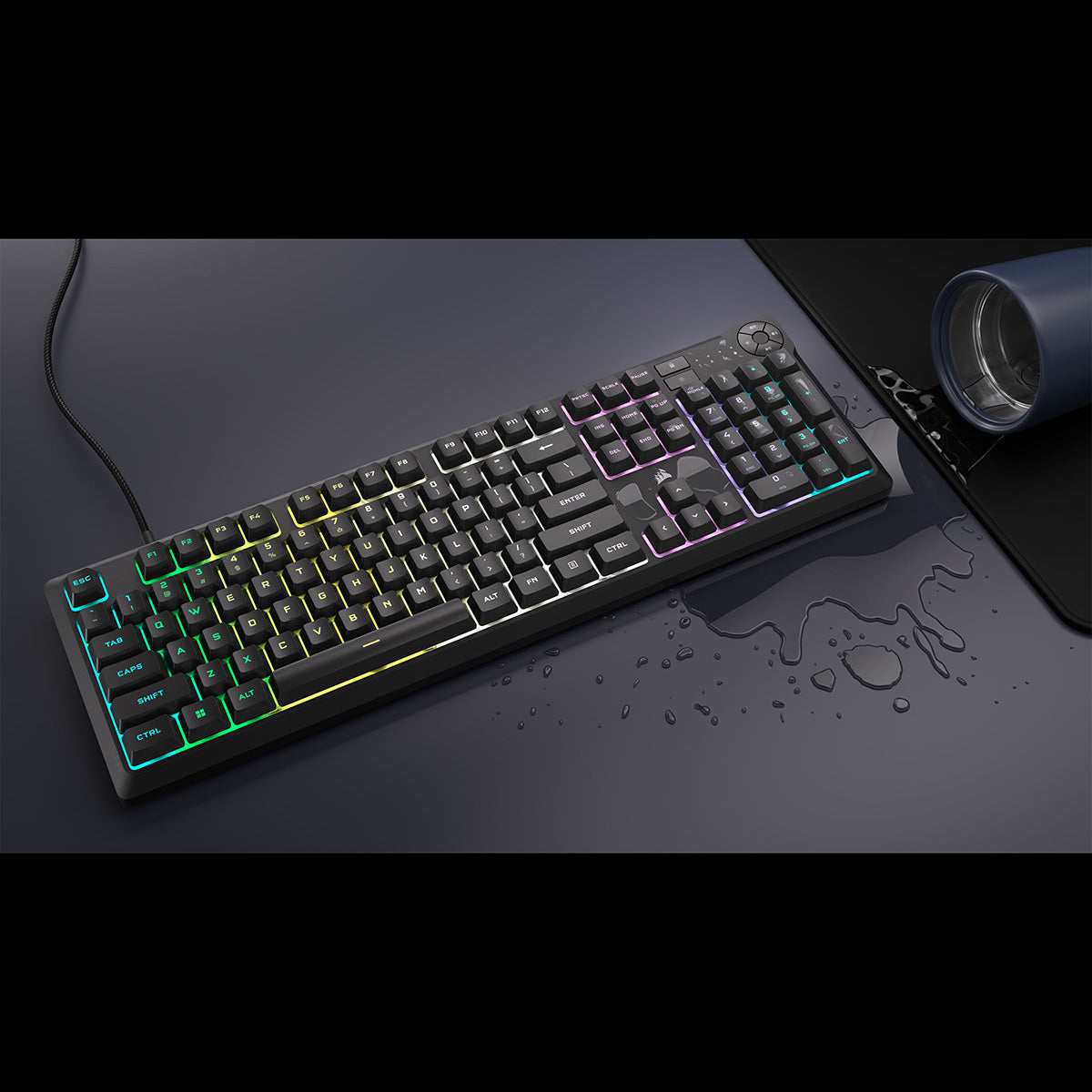 Corsair K55 CORE RGB 日本語配列(かな無し) 有線 フルサイズ 防