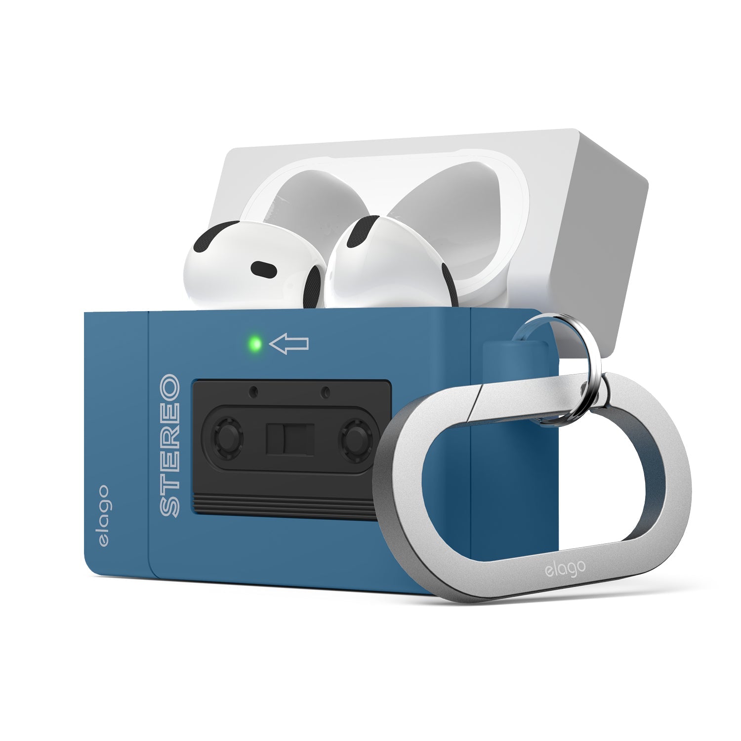 elago AirPods 4 CASSETTE PLAYER HANG CASE カセットプレーヤー風