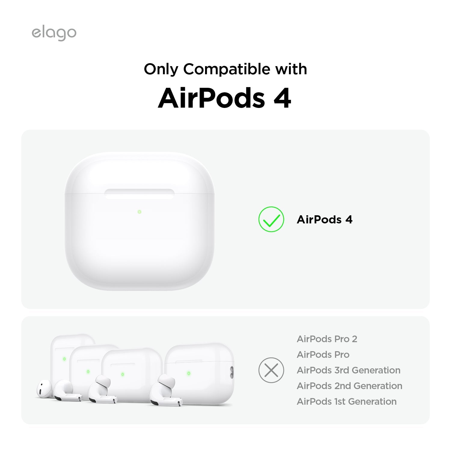 elago AirPods 4 ARMOR CASE カラビナ付き シリコンケース Stone